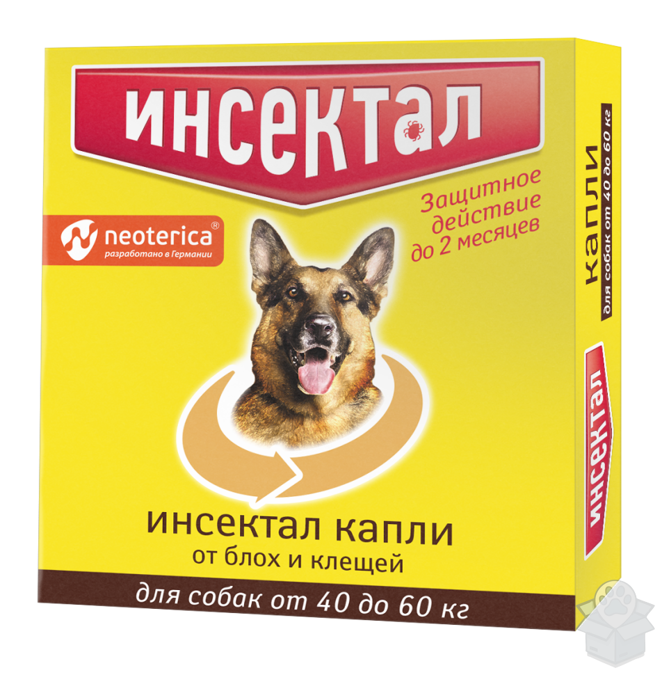 Экопром: Инсектал капли для собак 40-60 кг