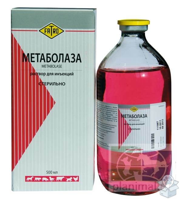 Fatro: Метаболаза, раствор для инъекций, 500 мл