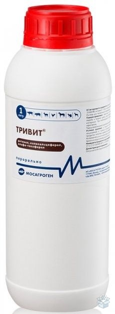 Мосагроген: Тривит, орально, 1 л