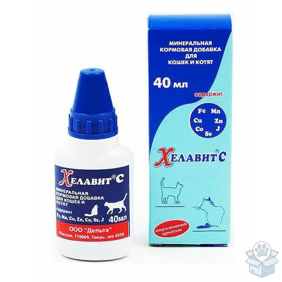 Хелавит С, для кошек и котят, 40 мл