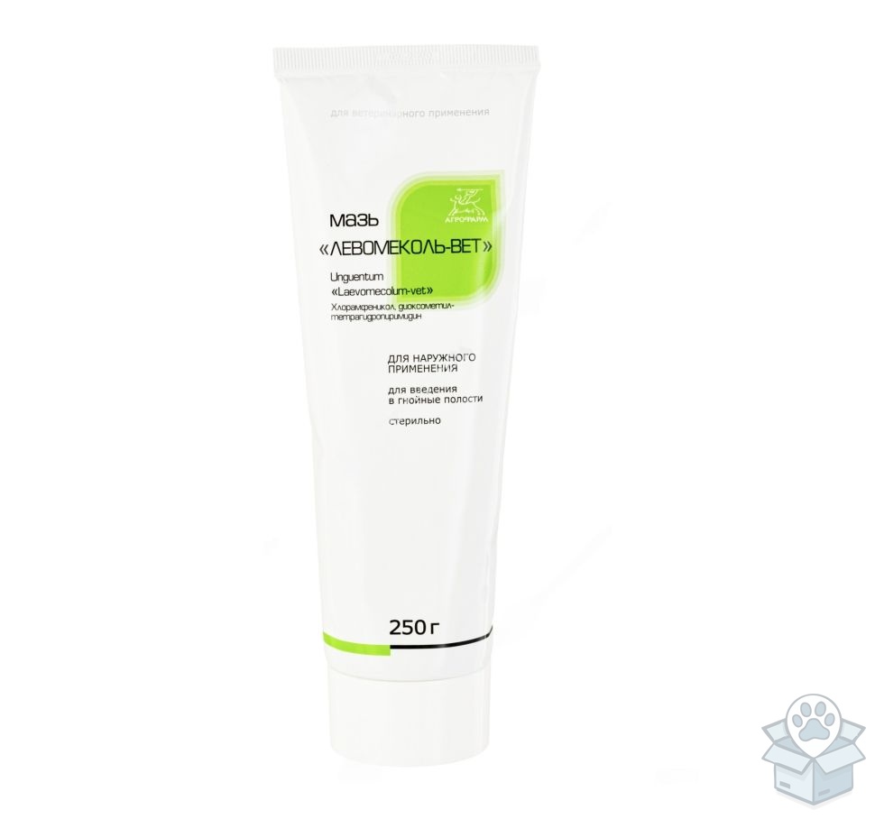 Агрофарм: Мазь Левомеколь - вет, 250 гр