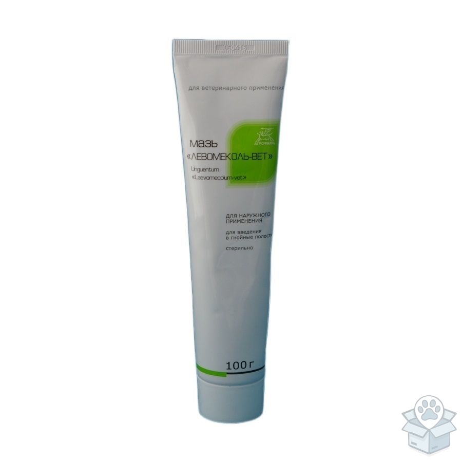 Агрофарм: Мазь Левомеколь - вет, 100 гр