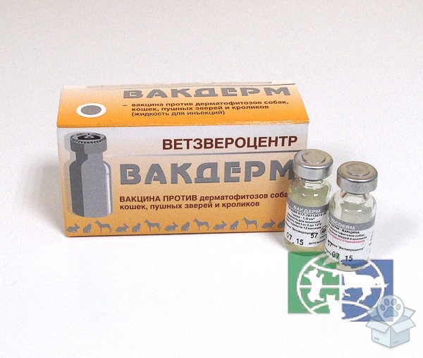 Ветзвероцентр: Вакдерм вакцина для собак, кошек, пушных зверей и кроликов