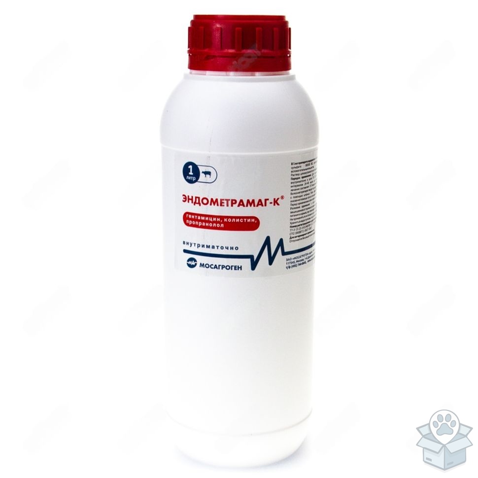 Мосагроген: Эндометрамаг К, для коров, 1 л