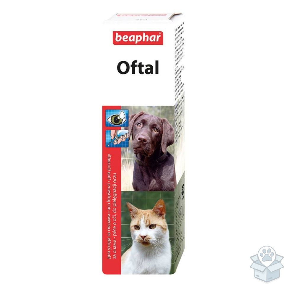 Beaphar: лосьон "Oftal Augenpflege" для ухода за глазами, 50 мл