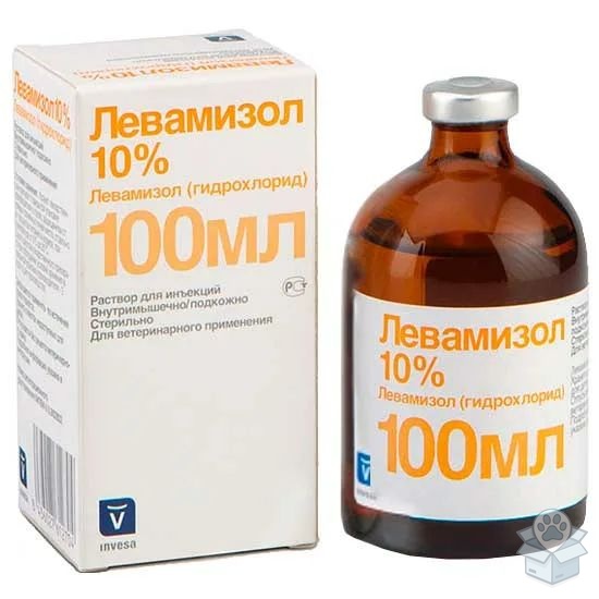 Invesa: Левамизол 10%, раствор для инъекций, 100 мл