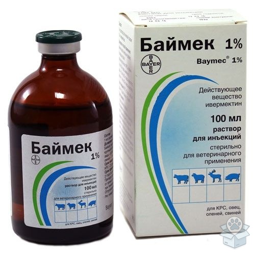 Bayer: Баймек 1%, раствор для инъекций, 100 мл