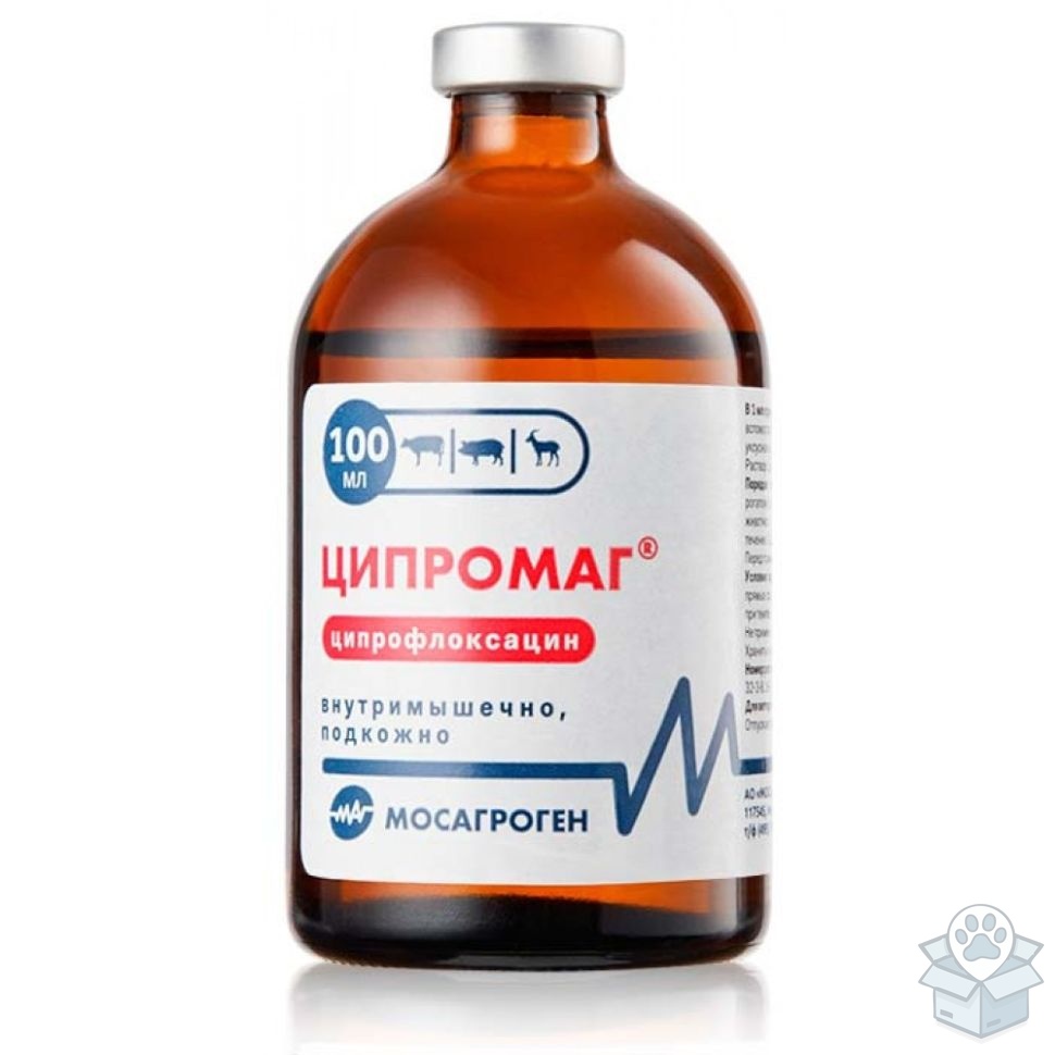 МосАгроГен: Ципромаг, раствор для инъекций, 100 мл