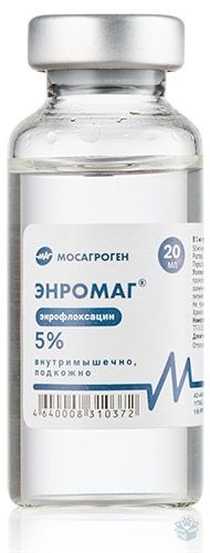МосАгроГен: Энромаг 5%, раствор для инъекций, 20 мл