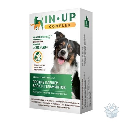 Астрафарм: ИН-АП комплекс капли для собак 20-30 кг