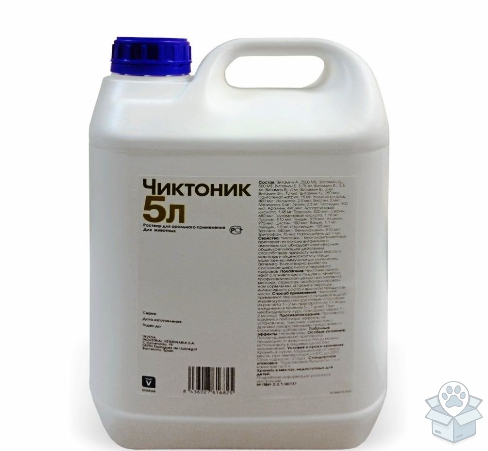 Invesa: Чиктоник, витаминный раствор, 5 л