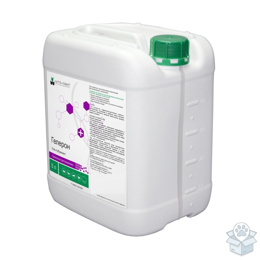 NitaFarm: Гелерон, гель для гигиенических и ветеринарных манипуляций, 5 л