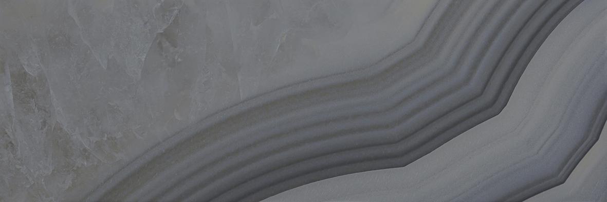 Агат Плитка настенная серая 60082 20х60 глянцевая 20x60
