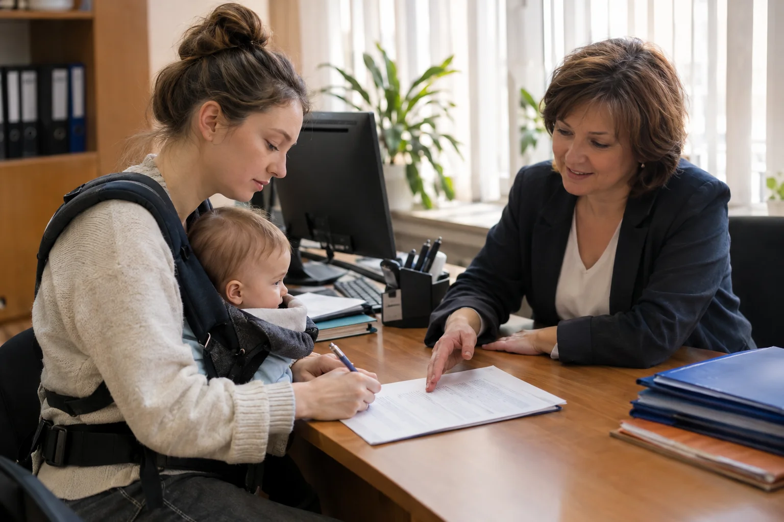 Заявление на отпуск по уходу за ребенком до 3 лет и пособие до 1,5 лет: образец 2026