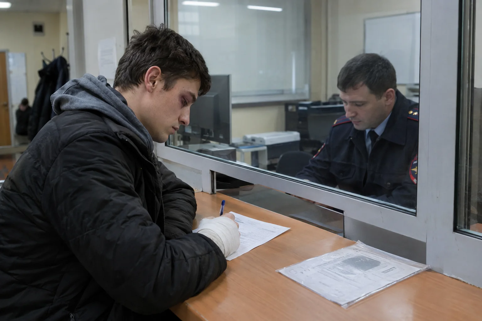 Заявление в полицию о драке: образец 2026 и что делать после драки