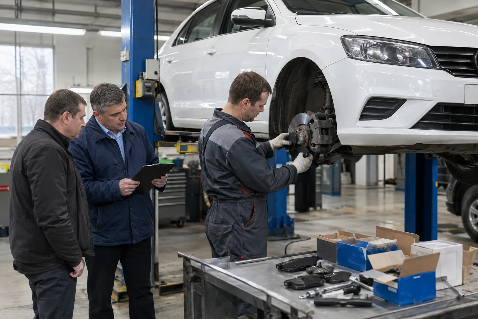 Акт установки запасных частей на автомобиль: образец 2026 для служебного транспорта