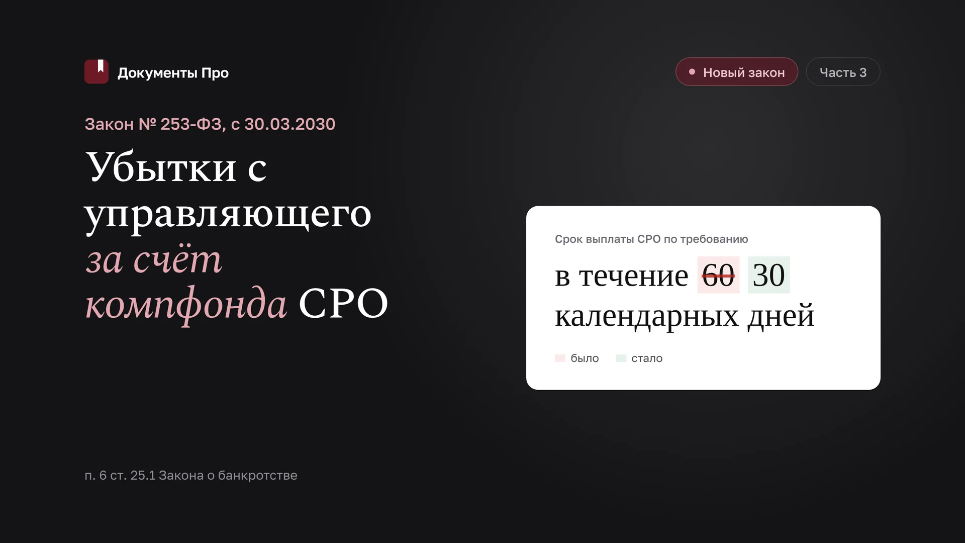 253-ФЗ: убытки с АУ за счёт компфонда СРО и санация в ИП. Часть 3