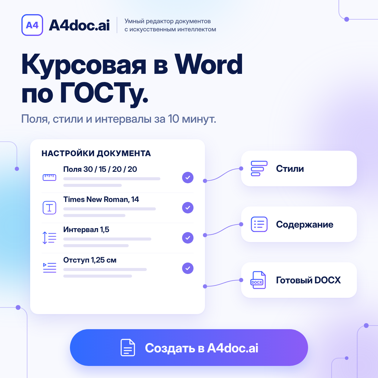Как оформить курсовую или диплом в Word: стили, поля, интервалы