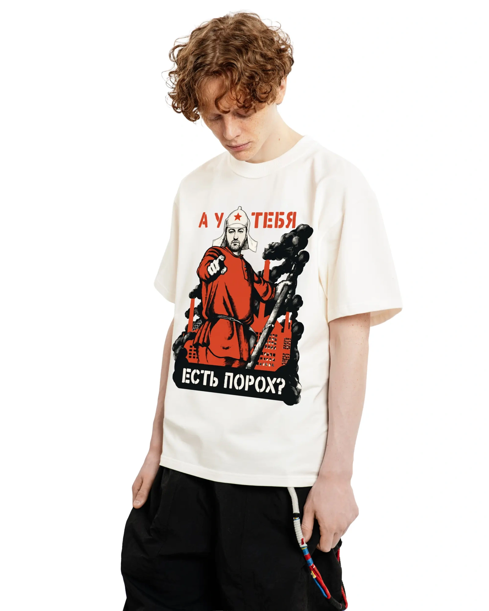 Футболка ПОРОХ white