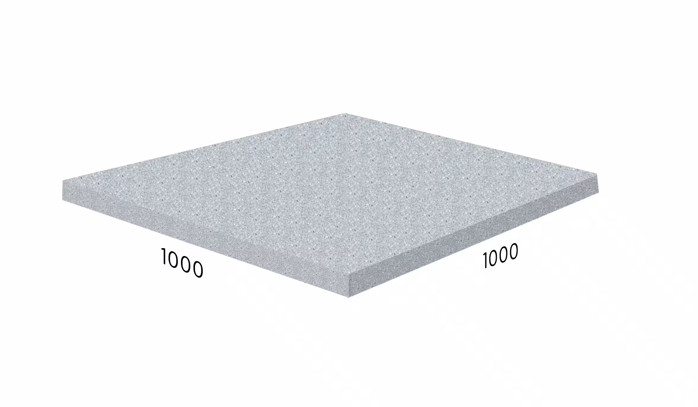 Rubblex Sport Плита 1000×1000×30 мм · Серый