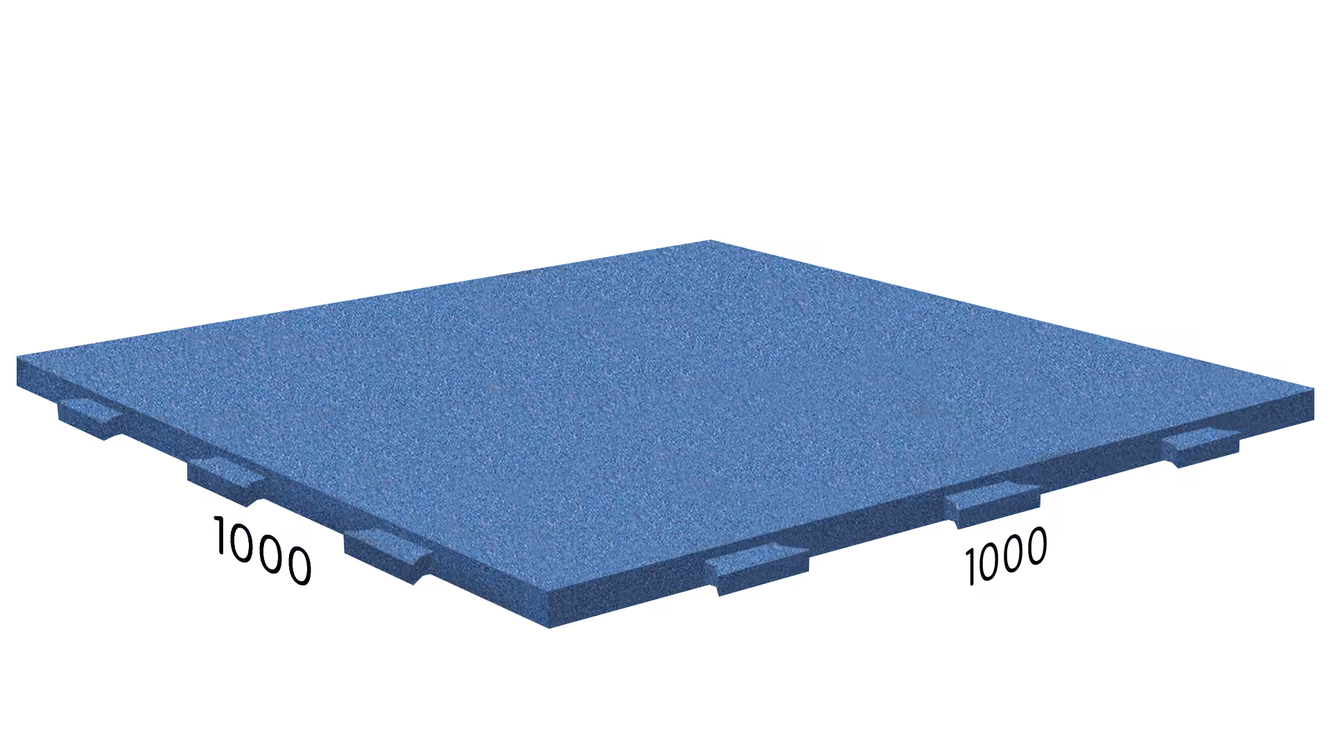 Rubblex Standart Ласточкин хвост 1000×1000×25 мм · Синий