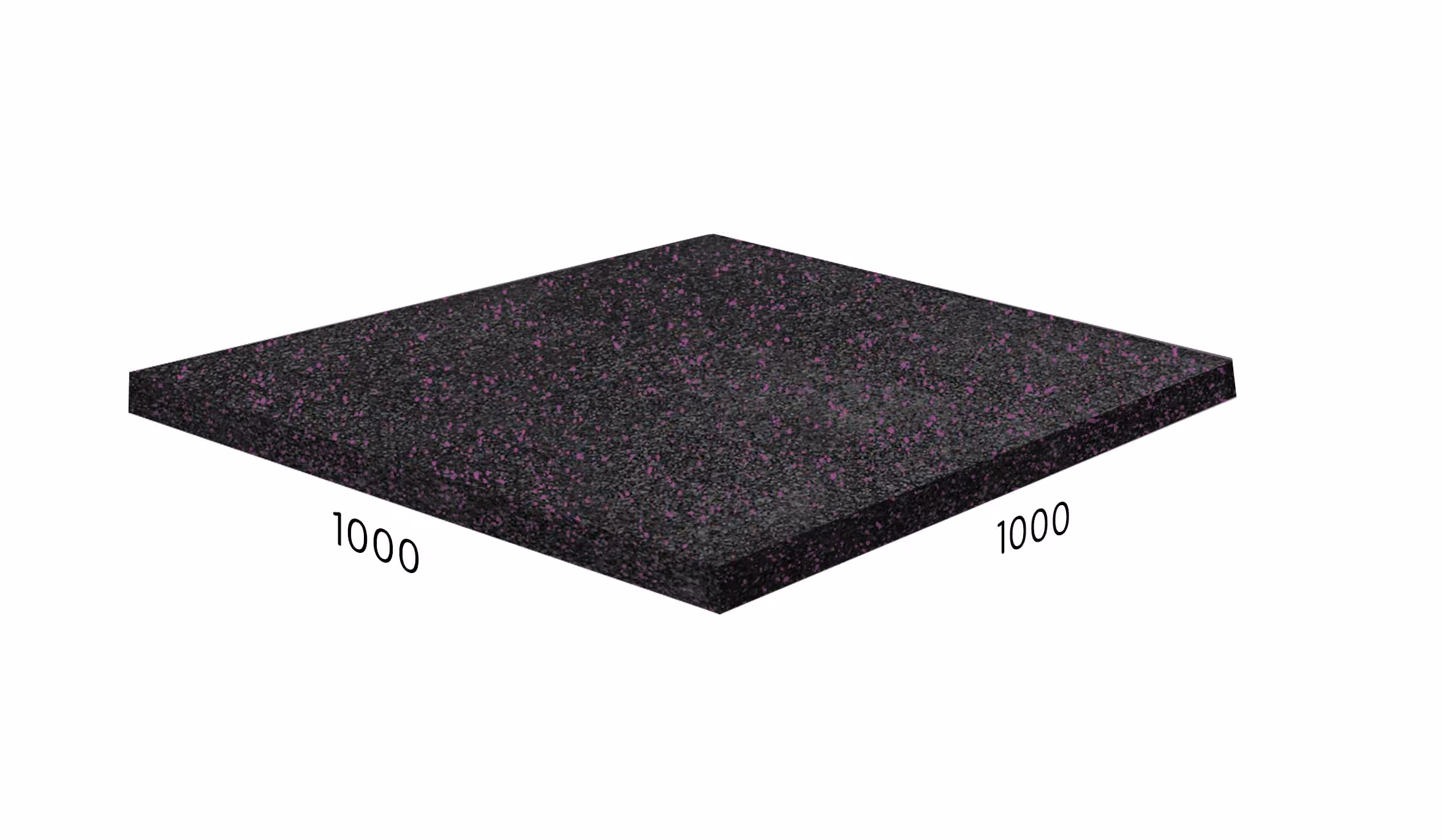 Rubblex Sport Плита 500×500×30 мм · Mix фиолетовый