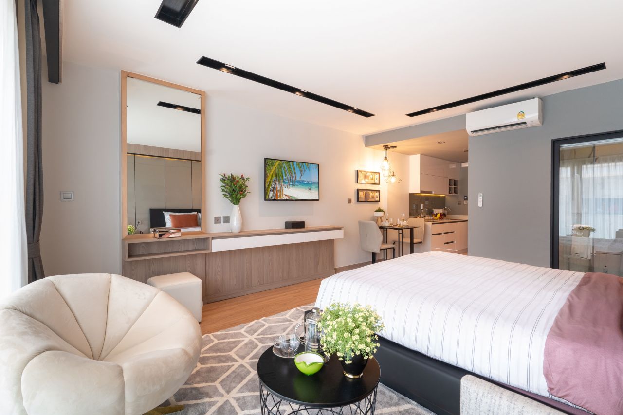 Студия на острове Пхукет, Таиланд, 28.4 м²