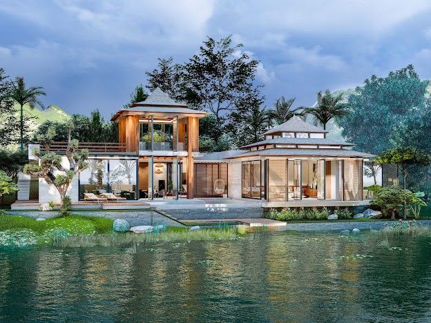 Вилла на пляже Банг Тао, Таиланд, 324 м²