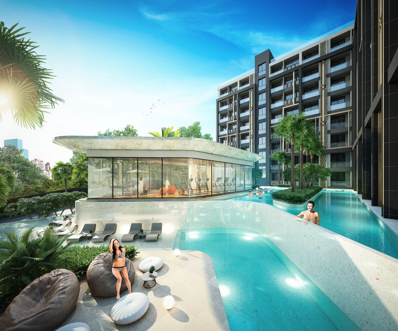 Квартира в Паттайе, Таиланд, 34 м²