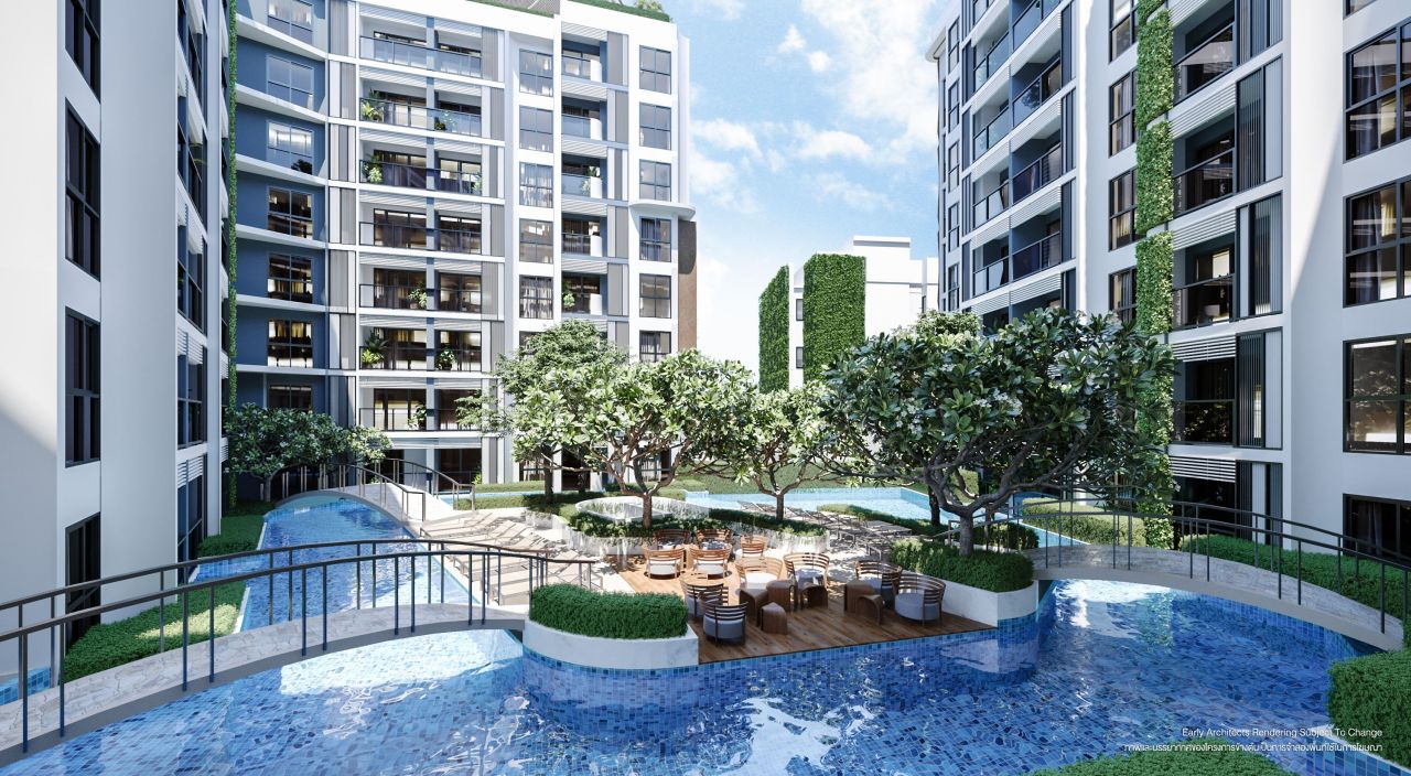 Апартаменты в Паттайе, Таиланд, 43 м²