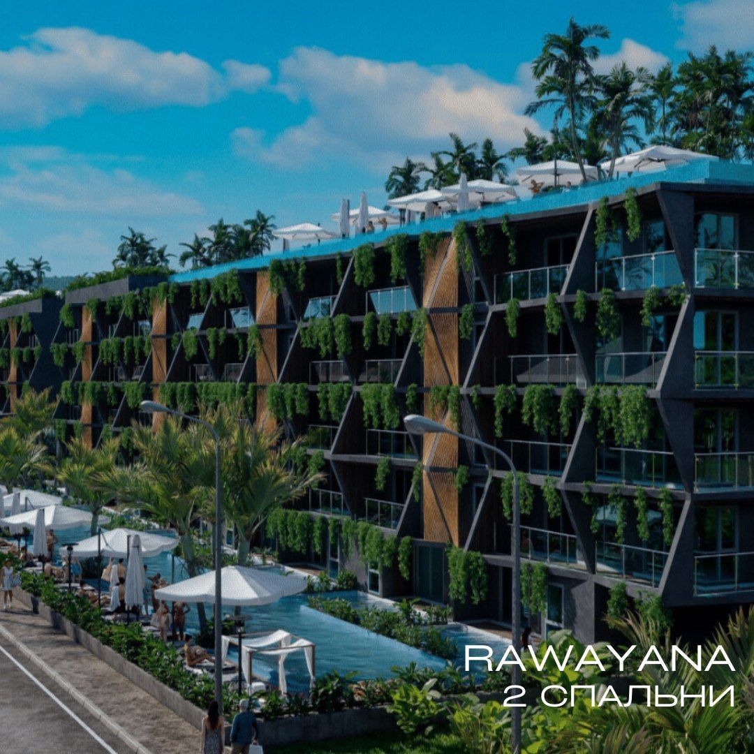 Апартаменты на острове Пхукет, Таиланд, 53 м²
