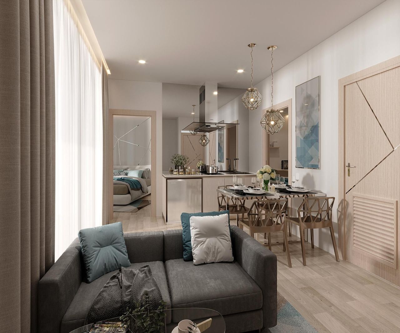 Квартира на Пхукете, Таиланд, 58.6 м²