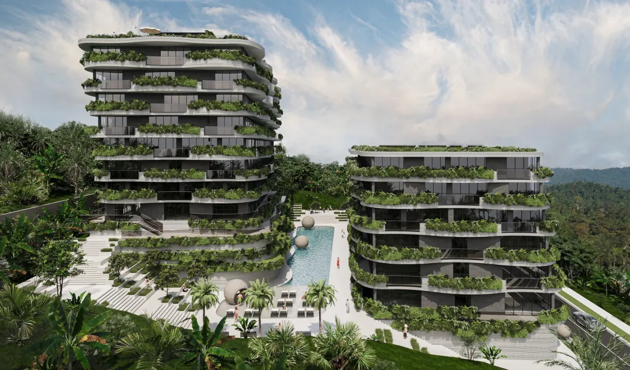 Студия на Пхукете, Таиланд, 33.5 м²
