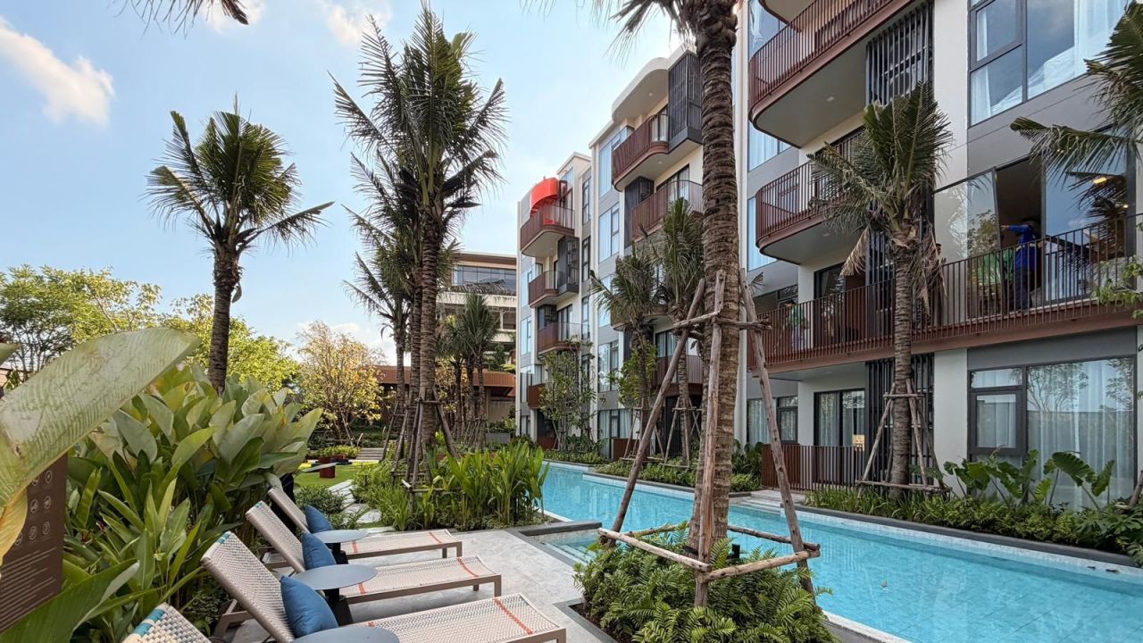 Апартаменты на пляже Банг Тао, Таиланд, 40 м²