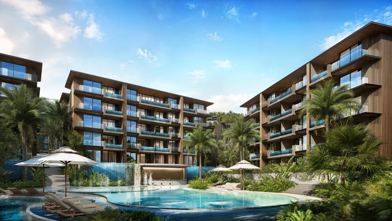 Апартаменты на пляже Три Транг, Таиланд, 53 м²