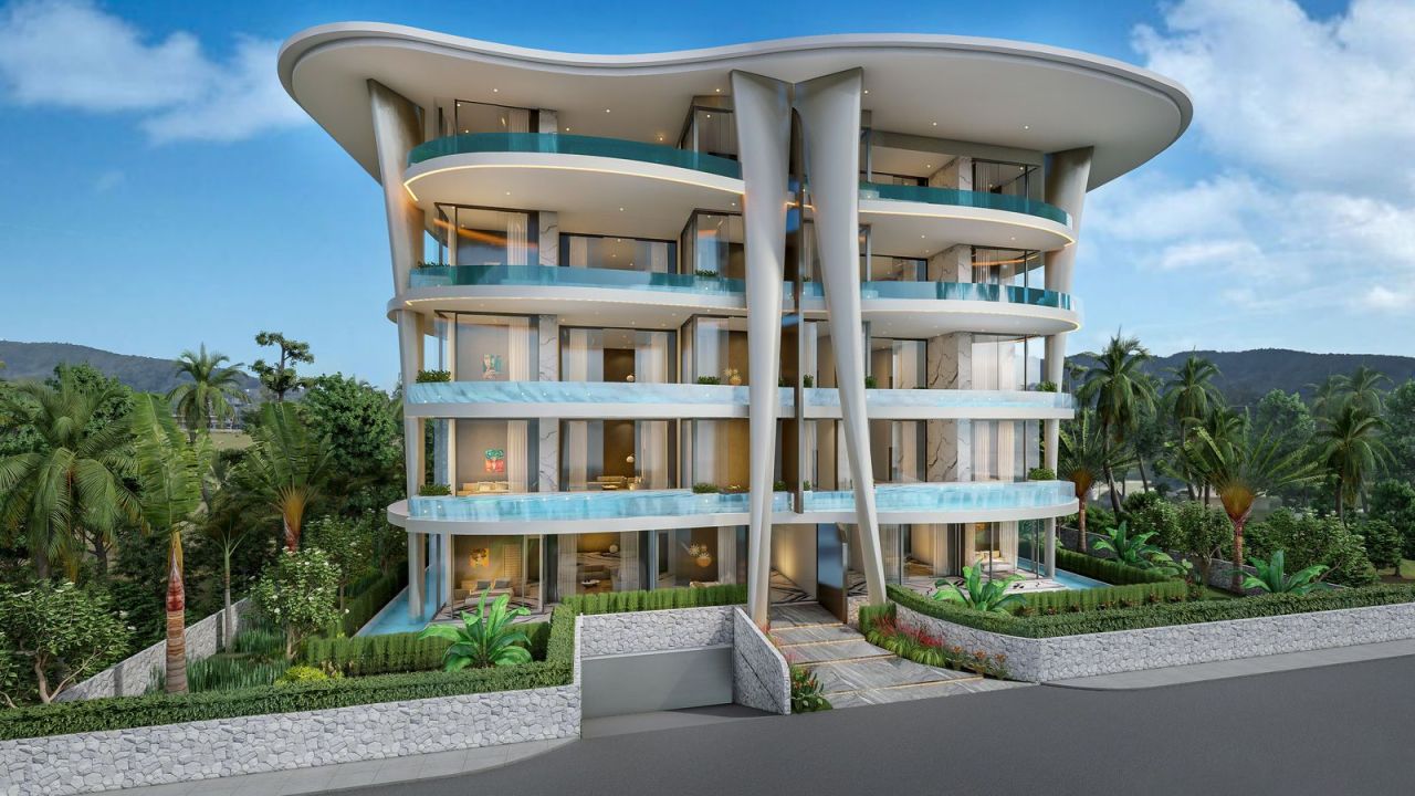 Апартаменты на пляже Банг Тао, Таиланд, 278 м²