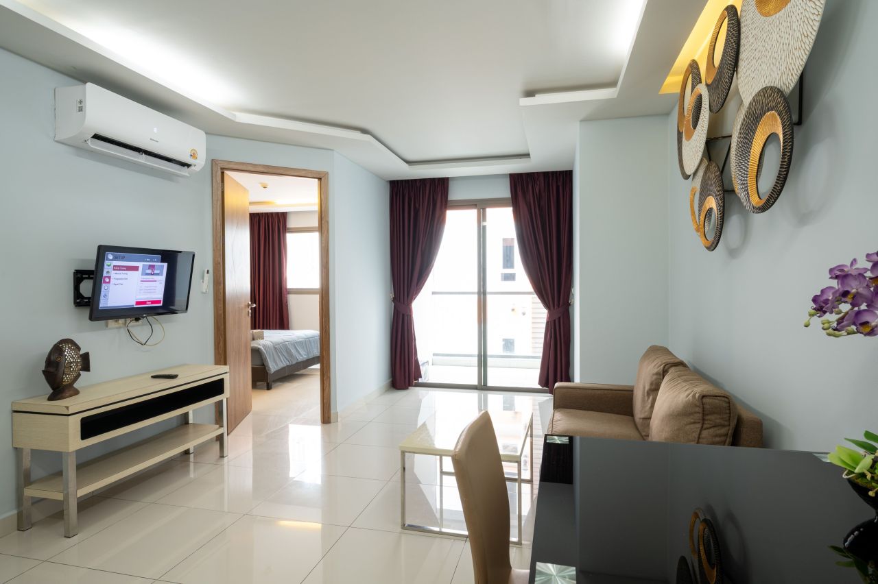 Апартаменты в Паттайе, Таиланд, 44 м²