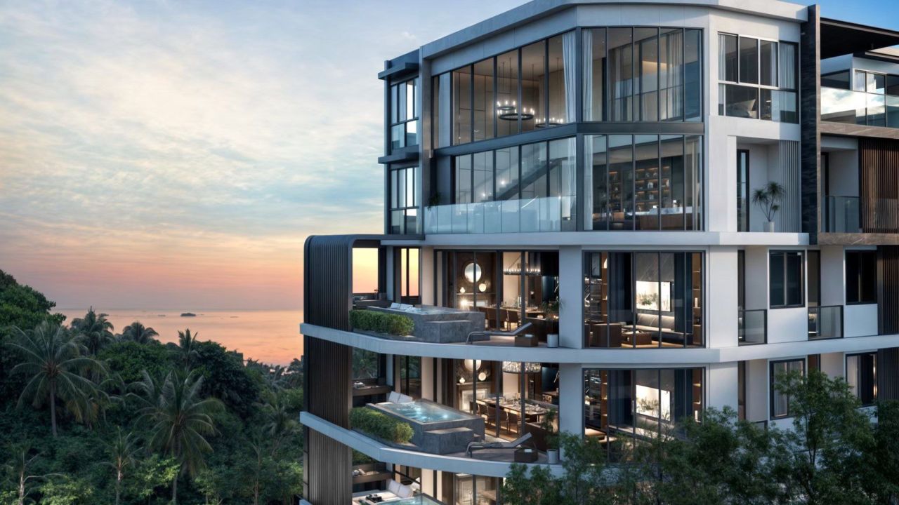 Апартаменты в Сурине, Таиланд, 81 м²