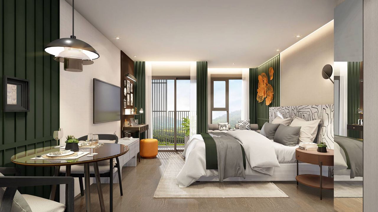 Студия на Пхукете, Таиланд, 28 м²