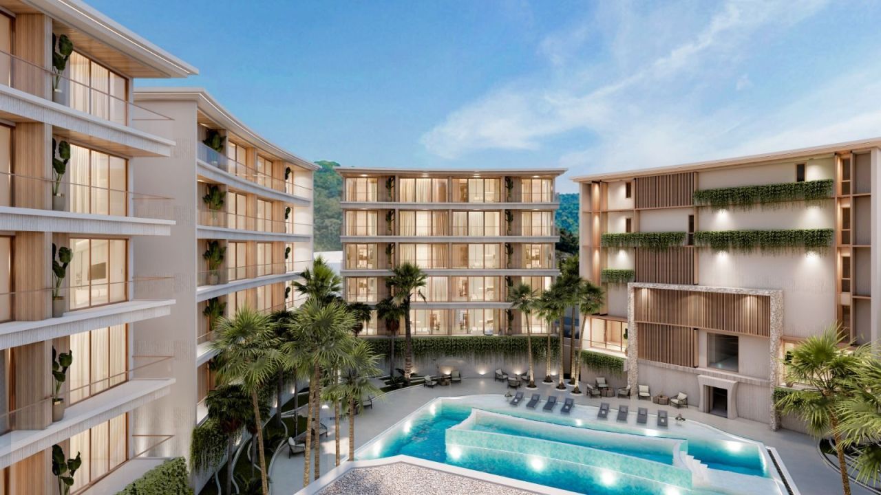 Апартаменты на пляже Банг Тао, Таиланд, 37 м²