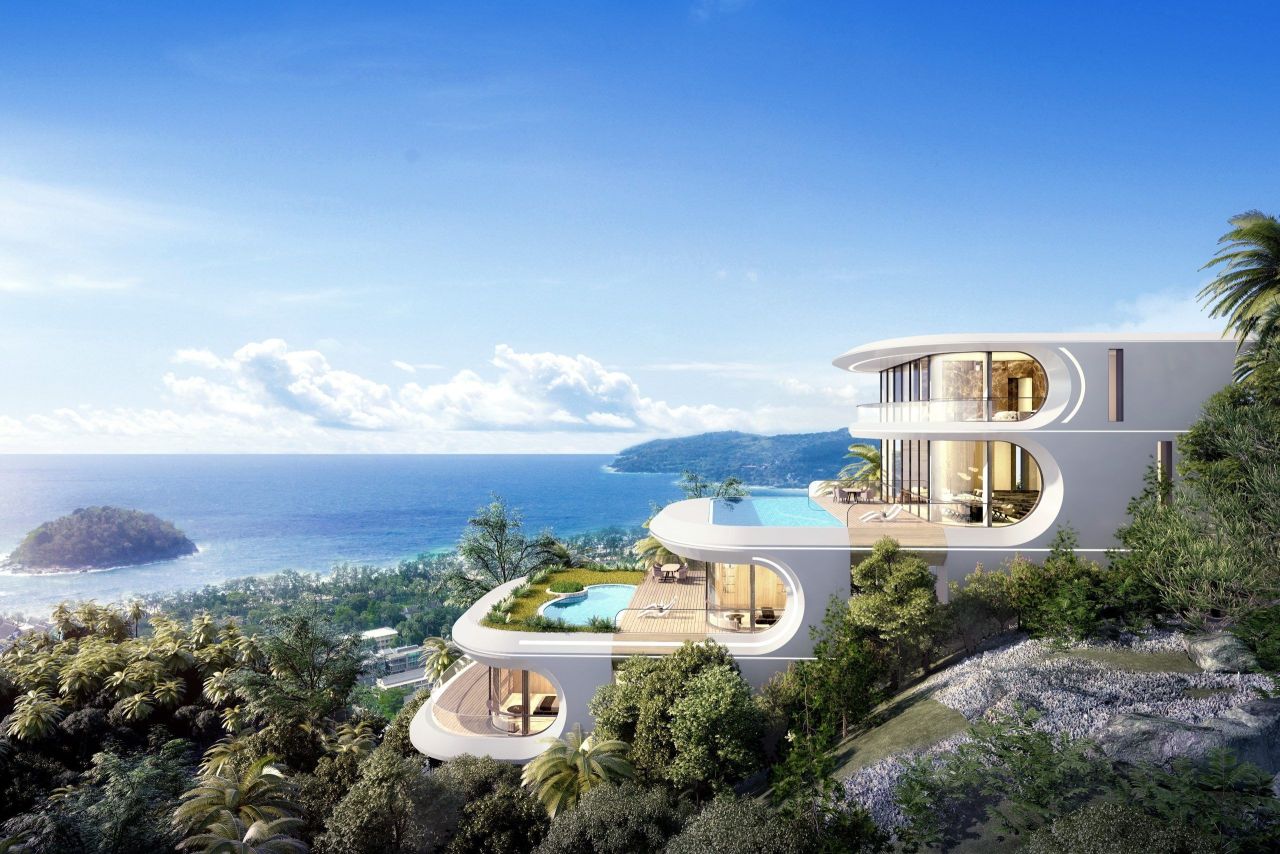 Вилла на пляже Ката, Таиланд, 514 м²