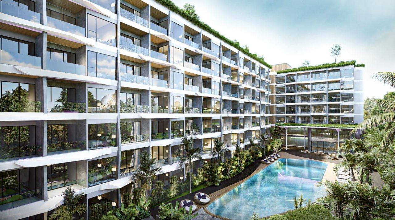 Апартаменты на пляже Найхарн, Таиланд, 36 м²