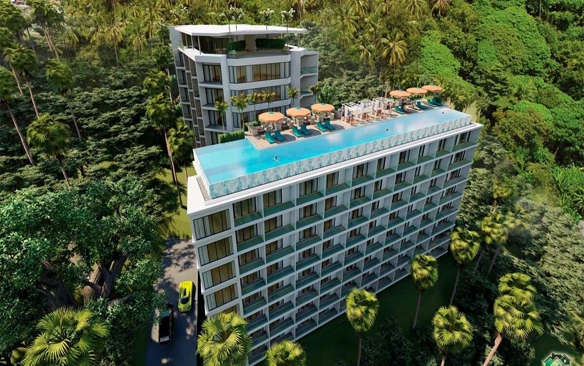 Апартаменты на Пхукете, Таиланд, 44 м²