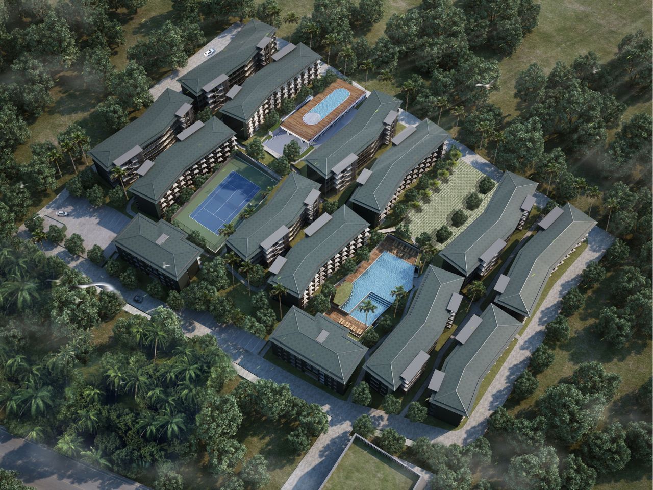 Апартаменты на Самуи, Таиланд, 29 м²