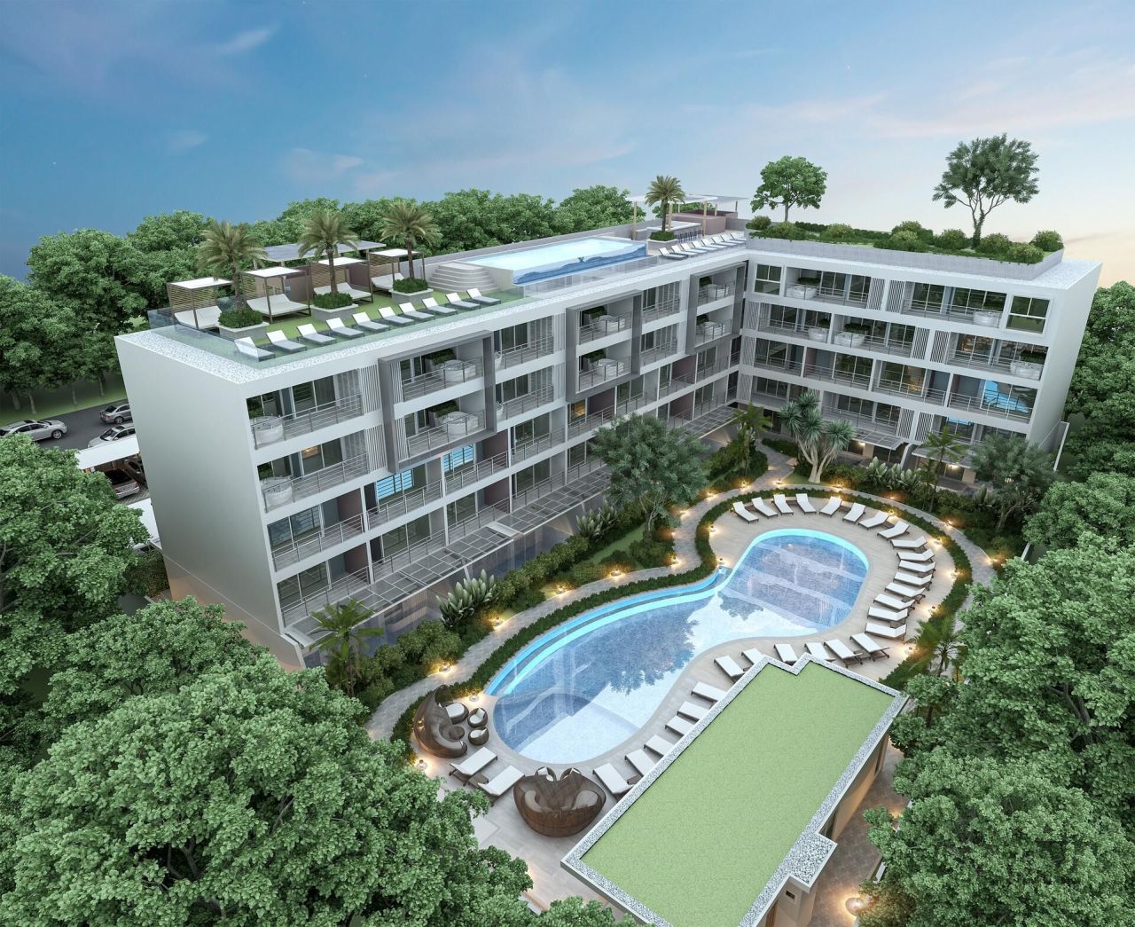 Апартаменты на Пхукете, Таиланд, 57 м²