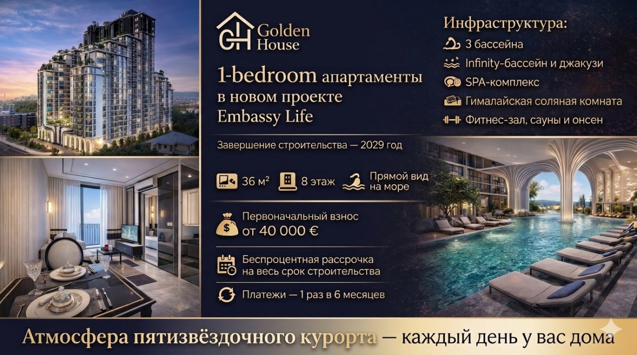 Квартира в Паттайе, Таиланд, 36 м²