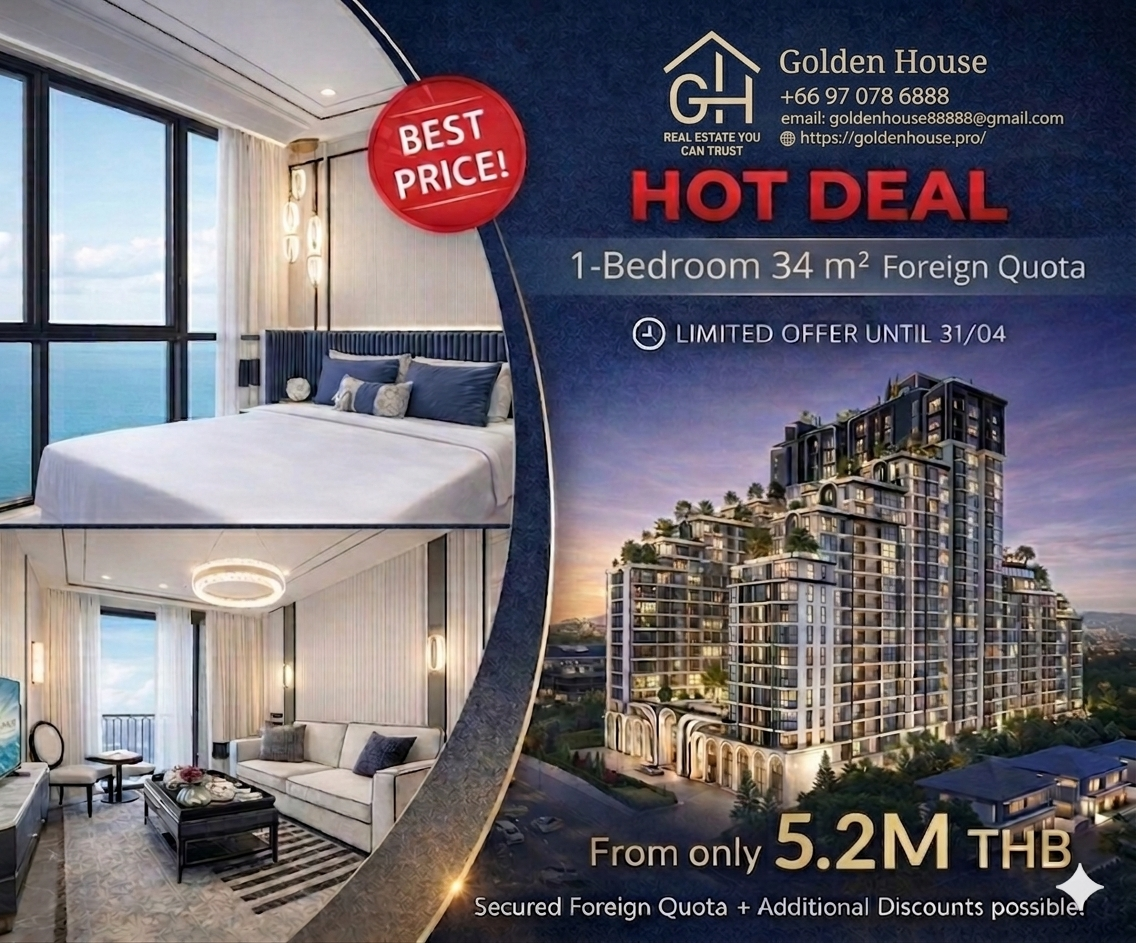 Квартира в Паттайе, Таиланд, 36 м²