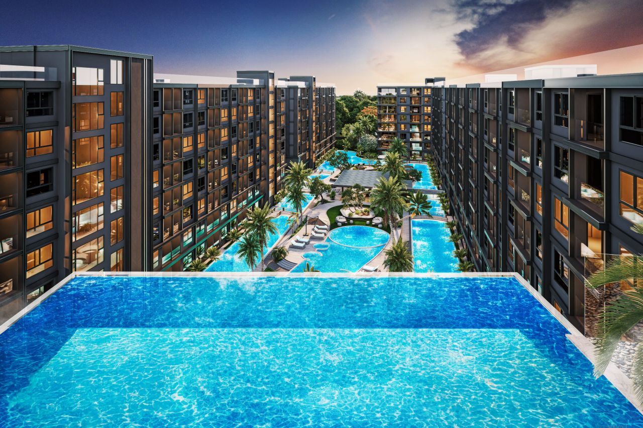 Квартира в Паттайе, Таиланд, 34 м²