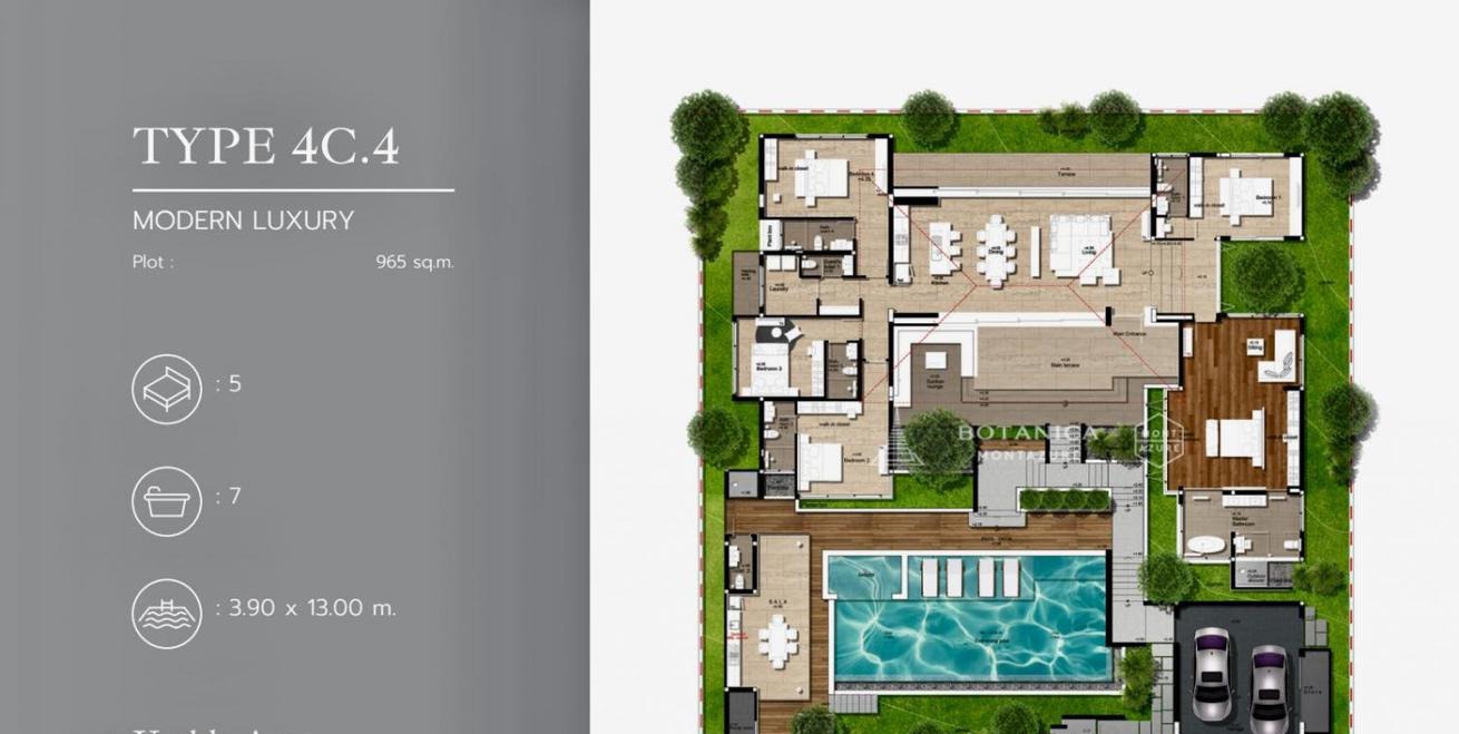 5-комнатная вилла 700 м² в Муанг Пхукете