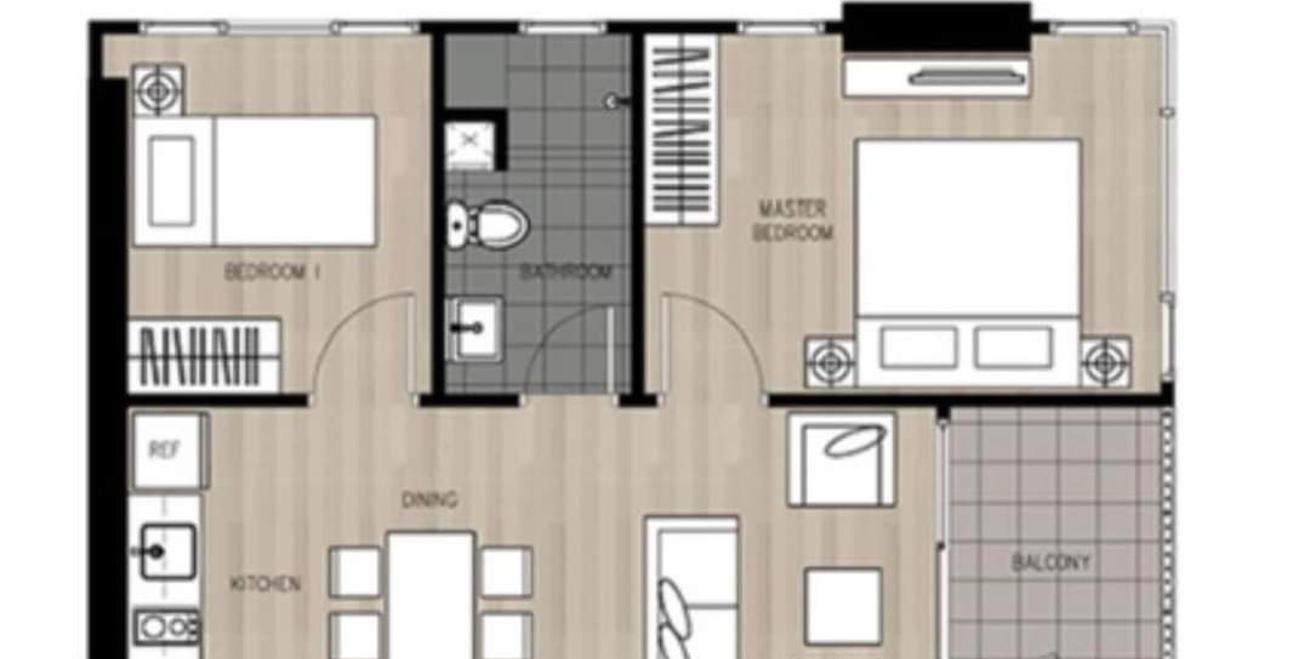 2-комнатная квартира 51 м² в Паттайе